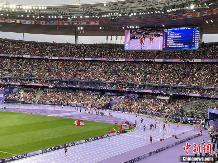 巴黎奥运会男子4×100米接力：中国队以38秒06获第